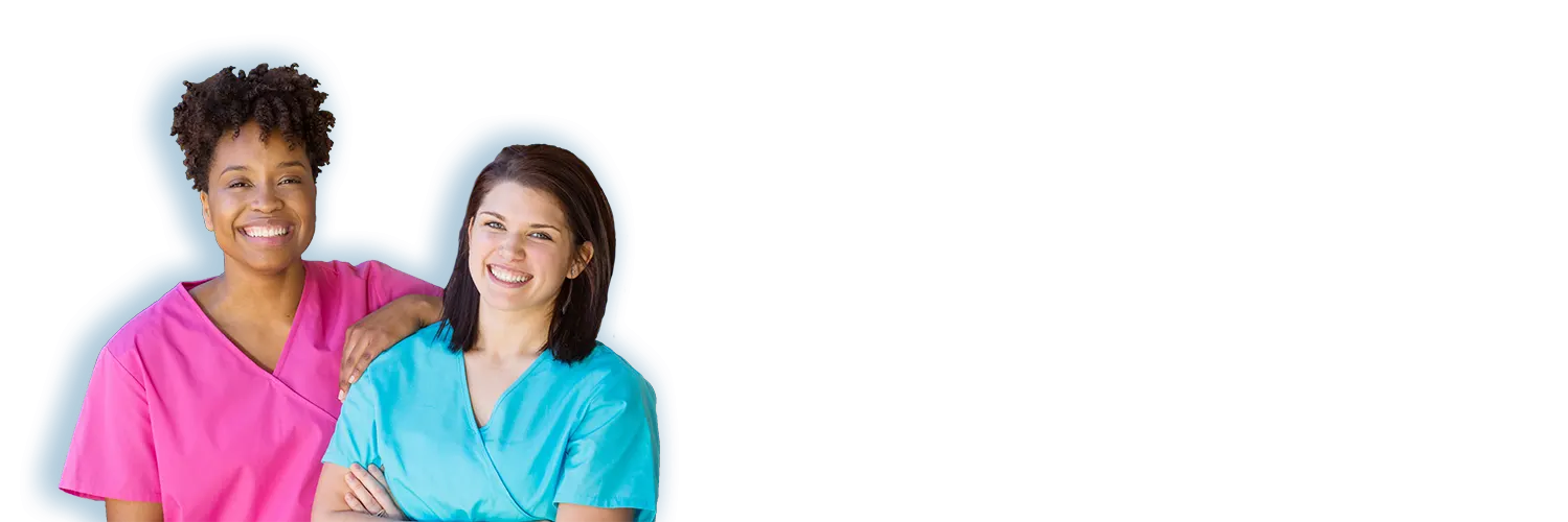 Two caregivers providing in-home senior care in Nashua